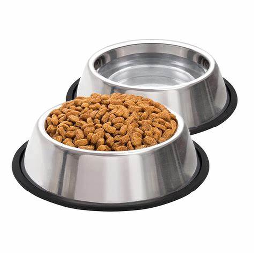 Tazones de acero inoxidable para agua y comida